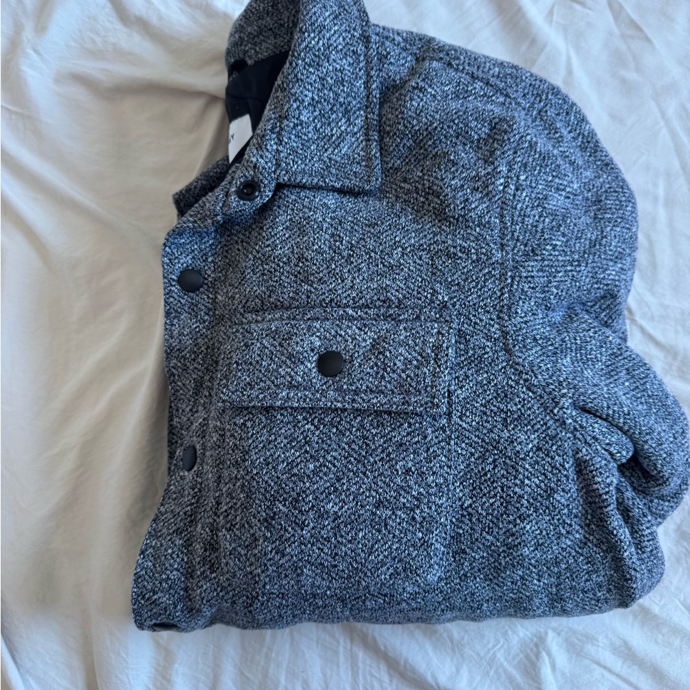 Old Navy Gray Jacket with Black Accents
